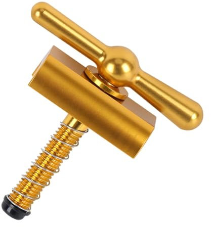 Baoblaze Folding Bike Hinge Clamp Hinge Clamp Lever Lightweight Foldable Accessories for Frame Replacement Spare Parts, Gold