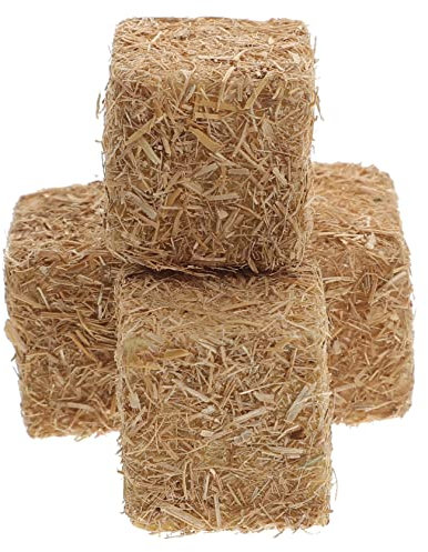 Ciieeo 4stücke Mini-strohballen Dekoration Heuhaufen-Dekorationen Miniatur- Simuliert Künstliche Ornament Hintergrund-Dekoration Für Garten Herbst Szene Verschönern