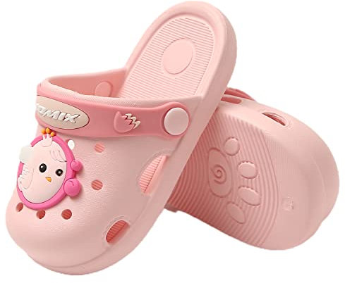 JOMIX Ciabatte Bambino Estive Sandali Bambina Comodi Zoccoli Bimbo Bimba Morbidi Pantofole Bimbi Bambini da Mare Spiaggia Casa Piscina SP2404 Rosa 22/23 150mm