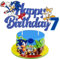 Cartoon Birthday Cake Toppers,Party Decorations - cake topper cupcake toppers for kid, Birthday Party Decorations (7th) (7th)