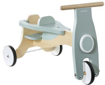 VERTBAUDET Rutschauto + Sitz, aus Holz, grün