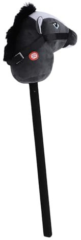 Ghzste Höhe Plüschpferd,Pferdestock-Spielzeug,70 cm Höhe Plüschpferd Stockspielzeug Niedlicher Ausdruck 2 Soundeffekt Outdoor Gefülltes Stockpferd