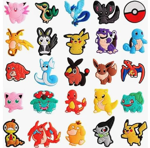 PYAOGG Anime Shoe Charms, DIY Decorative Shoe Charms Gifts For Teens Boys Girls