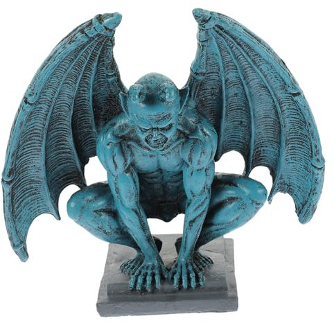 ABOOFAN Gothische Harzfigur Dekorative Statue Halloween Party Gartendeko