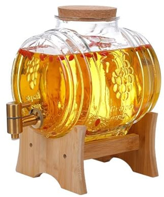 Decanter Whiskey Sailing Ship Stainless Steel Spigot Liquor Dispenser for Tequila Bourbon Scotch Rum Alcohol Related Gifts for Dad Bottles (3L)