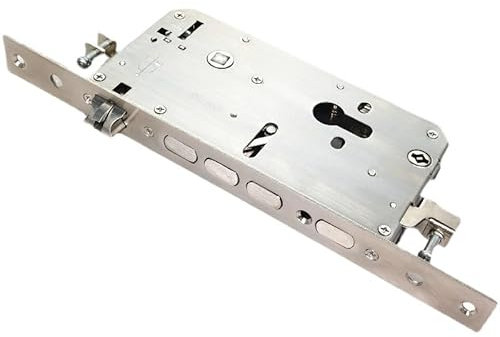 SHUNMIN Cerraduras De Embutir para Puertas Cerradura de Seguridad rápida de Doble acción, Cuerpo de Acero de 26 x 280 mm Cerradura Puerta