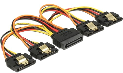 DeLock 60156 0.15m SATA 15-pin Mehrfarben SATA-Kabel, 60156