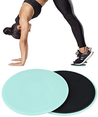 Bnineteenteam Gleitscheiben Fitness Sliders, 2 STÜCKE Balance Boards Übung Rutschen Gleitscheibe Fitness Multifunktions Slider Sport Ganzkörpertraining für Teppich- oder Hartholz- oder Fliesenböden