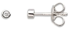 XENOX Ohrringe XS3513N Damen Ohrstecker Silber Weiß Zirkonia