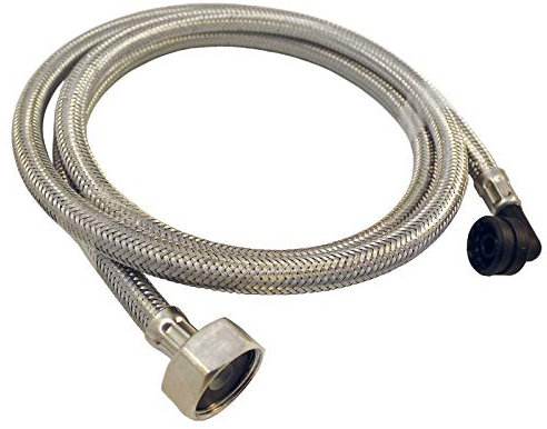 BWT Anschlussschlauch DN 8, 1,5 m, FLEX Hose 3 Insert 90°-Bogen aus GFK, Überwurfmutter IG 3/4'