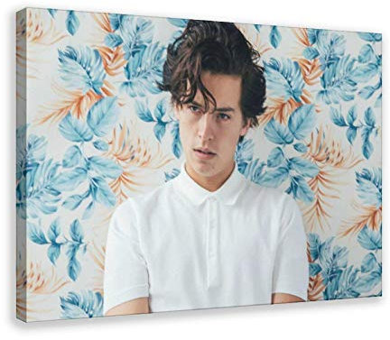 Cole Sprouse 3 Leinwand-Poster, Wandkunst, Dekordruck, Gemälde, für Wohnzimmer, Schlafzimmer, Dekoration, 60 x 90 cm, Rahmen