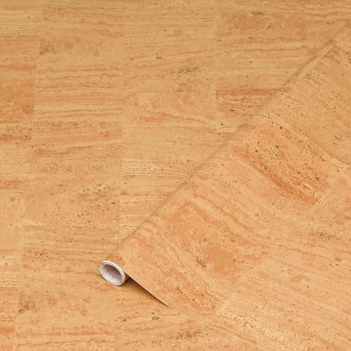 d-c-fix Möbel-Klebefolie Cork 45 cm x 15 m Holzoptik Folie | abwaschbare und selbstklebende Deko-Folie für Küche, Schrank, Tisch & Fensterbank - modern & nachhaltig