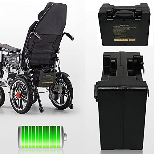 DREAMyun Elektrorollstuhl Battery Akku 24V/12Ah 20Ah Lithium Batterie Versorgungsbatterie für eine Vielzahl von Elektrorollstühlen geeignet,24v/12ah