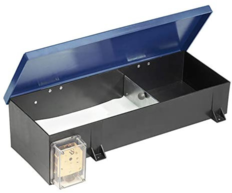 FIAP profifeed BeltFeeder PRO 3 kg / 4 h - Futterautomat - Fischfutterautomat - Teichwirtschaft - Teichfische - mechanisches Uhrwerk - Gleitringlager - Fischzucht - Füllmenge Futterkasten 3 kg