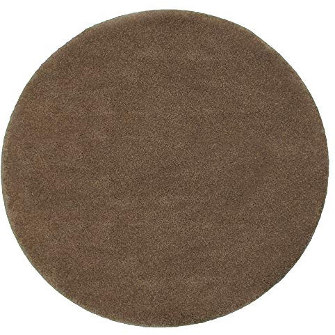 the carpet Marley eleganter Designer Teppich Wohnzimmer, weicher & pflegeleichter Kurzflor Wohnzimmerteppich in Taupe, Teppich 120 x 120 cm