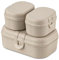 Koziol PASCAL READY MINI Lunchbox-Set nature desert sand