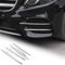 KUNGKIC ABS Chrom Auto Frontstoßstange Kühlergrill Nebelscheinwerfer Abdeckung accessories Car Bumper Grille Fog Light für Mercedes Benz E Class W213 E200 E350 AMG E53 zubehör 2016-2020