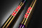 Adesivi Forcelle Fork Stichers In Crystal Motocross Enduro Compatibili Per KYB Rosso (05)