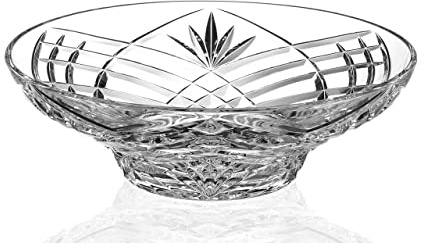 Glasschale Melodia 30 cm Schüssel Kristallglas Retroschliff