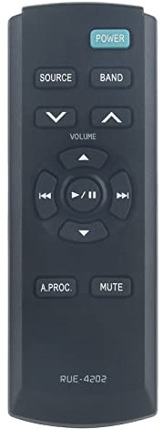 VINABTY Nuovo RUE-4202 Telecomando di ricambio RUE4202 Car Stereo Telecomando per Alpine Rue-4202 Car Radio Stereo per ALPINE Car Audio CD Player RUE-4202 CDX-A08 Remote Controller