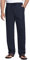 COOFANDY Leinenhose Herren Hose Freizeithosen Lässige Strandhose aus Baumwollmischung Leichte Sommerhose Yoga Lange Hosen Regular Fit Navy Blau XL