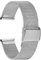 Alienwork Uhrenarmband Metall Mesh Armband Edelstahl Silber Mesh-Armband