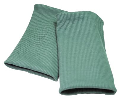 Britta Meier Leichte Pulswärmer aus Ripp-Jersey aus 2 Lagen Stoff, Nähwerkstatt (Altgrün)