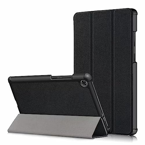 Hülle kompatibel mit Lenovo Tab M8 TB-8505F TB-8505X 8,0 Zoll M8 FHD TB-8705F/8705N Tablet Funda Capa Cover(Color:Black)