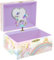 Giggle & Honey Portagioie Bambina - Cofanetto Musicale per Bambini con Unicorno Rotante, Regali di Compleanno Unicorno per Bambine, Portagioie, 15,2 x 11,8 x 8,9 cm - Età 3-10 anni, Viola