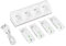 Caricatore Stazione di Ricarica Bianco 4 in 1 con Batteria da 4 Pezzi 2800 mAh per Telecomandi Wii/Wii (Batteria da 2800 mAh)