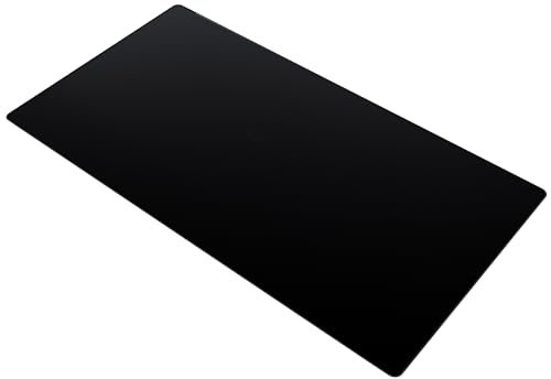TITANWOLF Alfombrilla de ratón de Gran tamaño 1500x800mm, Mouse Pad Gaming XXXL, Precisión y Velocidad en Juegos, Antideslizante, Resistente al Agua, Superficie de Tejido, Negro
