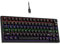 NEWMEN GM326 75% Percent Gaming Keyboard,Wired Mechanical Keyboard with Knob,Compact TKL LED Backlit Hot Swappable USB Mini Black Mechanical Gaming Keyboard for PC Windows Mac,QWERTY Layout,Red Switch