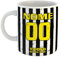 Tazza Tifoso Serie A in Ceramica Sport per Tifoso Calcio Juventino Doc, Personalizzato con Nome e Numero