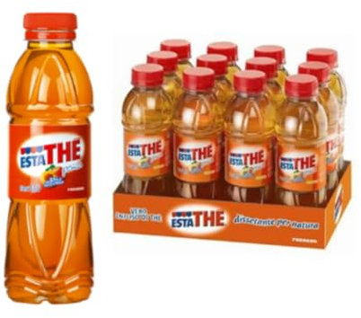 Bottiglia EstaThe' Pesca Te' freddo alla Pesca 12 Pezzi da 400 ml