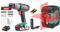 Perceuse Visseuse Sans Fil 60Nm, HYCHIKA 18V Professional Perceuse Percussion Sans Balais & Niveau Laser, HYCHIKA 15M Autonivelant avec Deux Module Laser, 360° Laser Rotatif avec Support