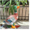 Fuentes para estanques, boquillas para estanques pequeños, salida de circulación de agua para estanques de peces, decoración de jardín para estanques Koi, con bomba de agua, para piscinas elevadas(Gre