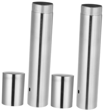 CIYODO Stainless Steel BBQ Skewer Holder Kebab Skewer Container Tube Kitchen Utensils Storage