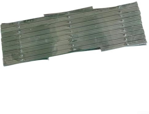Treillis mural pour plantes grimpantes, 1,8 m x 30 cm, panneaux de treillis en plastique PVC polyvalent pour séparer les parterres de fleurs et les parterres de légumes (1 pièce)