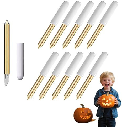 10PCS for Cricut Blades - Premium Fine Point for Cricut Maker 3 Blades, Compatible for Cricut Blade, Explore Air/Air 2-45°/60° Cutting Replacement Blades for Precision Cutting