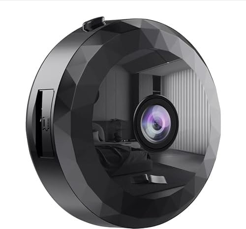 Mini Camara Espia, 1080P HD Mini WiFi Oculta Cámara Espía para Ver En El Movil, con Audio y Vídeo, con Batería de Larga Duración, para Exteriores/Interiores