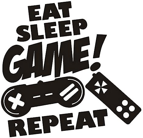 HOMSFOU 1 Pièce Autocollant Murale Amovible Style Jeu pour Décoration de Chambre Gaming Stickers pour Mur Sol Décoration Festive pour Maison Design Élégant