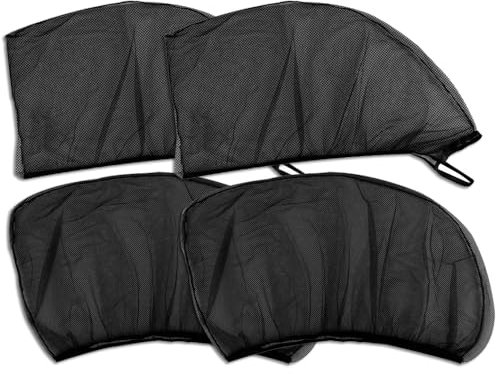 ZEEGII Side Window Shade For Dacia Duster 2013-2023 2024 2025, Breathable Mesh Car Rear Window Sunshades, Car Side Window Sun Shade, Ideal For Travel And Camping, 2 front + 2 back 90cm