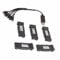 POENVFPO RC Drone Lithium Battery with 5 in 1 Charger Cable, 3.7V 1200mAH Battery Charger Drone for E58 L800 JY019 RC Quadcopter Spare Part