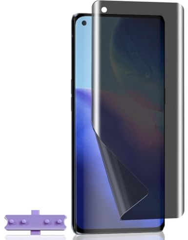 Zhiihorr Anti-Spia Pellicola Protettiva per OPPO Find X3 Neo, Flessibile/Anti Spy/Copertura Completa [1 Pezzo Privacy Pellicola TPU Morbida] - Protezione Schermo per OPPO Find X3 Neo