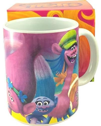 Factory 57520102 Mug céramique, Motif Troll, Porcelaine, Blanc, 9 x 8 x 8 cm