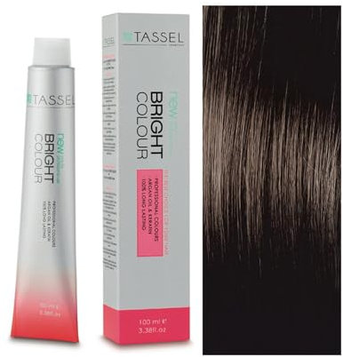 Tinte Permanente Tassel Bright Colour con Argán y Keratina - Nº6.77 RUBIO OSCURO MARRON MEDIO - 100 ml