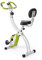 Ultrasport F-Bike Curved Heimtrainer Fahrrad Klappbar I Hometrainer Fahrrad Klappbar mit Komfort-Sattel I Ergometer Heimtrainer, Fitnessbikes, Trimmrad Heimtrainer Klappbar, Grün