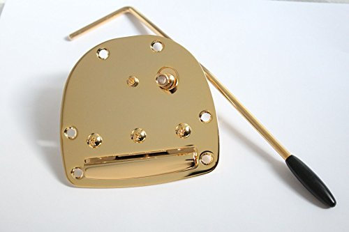 Jazzmaster Jaguar Gold TREMOLO Saitenhalter Bridge Gitarre Vibrato & Whammy
