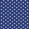 babrause® Baumwollstoff Punkte Royal Blau Webware Meterware Popeline OEKOTEX 150cm breit - Ab 0,5 Meter
