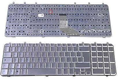 Clavier AZERTY Français Compatible avec HP Pavilion DV7-1000 Silver